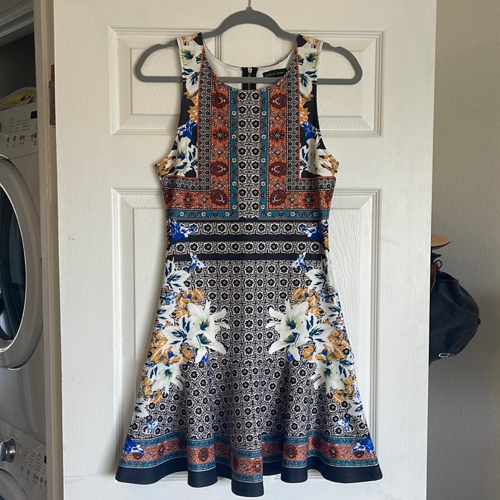 Jealous Tomato fun floral dress, size M